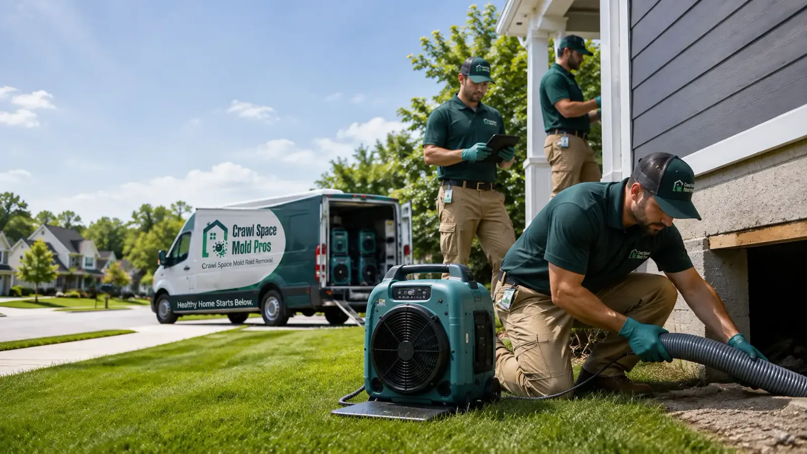 Crawl Space Mold Removal in Winside, NE